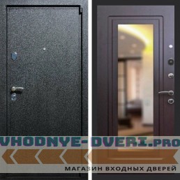 Входная дверь REX (Рекс) 3 Черный крокодил ФЛЗ-120 венге