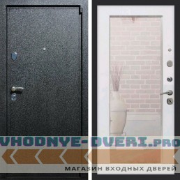 Входная дверь REX (Рекс) 3 Черный крокодил пастораль белый ясень