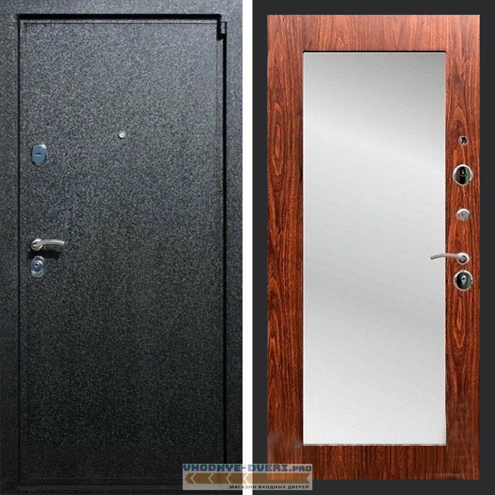 Входная дверь REX (Рекс) 3 Черный крокодил пастораль мореная береза