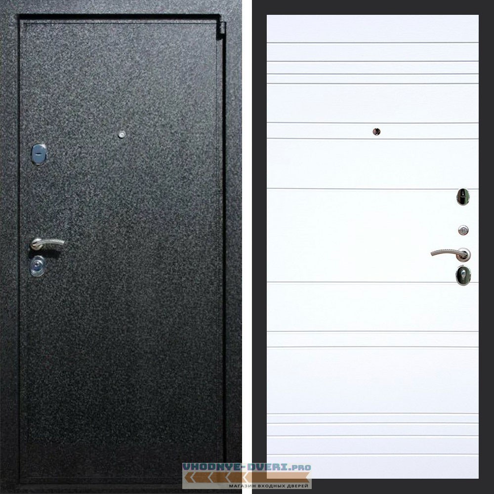 Входная дверь REX (Рекс) 3 Черный крокодил рекс 14 база белый матовый