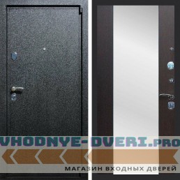 Входная дверь REX (Рекс) 3 Черный крокодил сб-16 венге