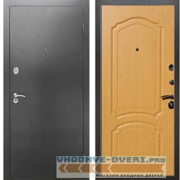 Входная металлическая дверь Рекс 2А Серебро антик ФЛ 140 Дуб