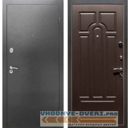 Входная металлическая дверь Рекс 2А Серебро антик ФЛ 58 Венге