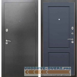 Входная металлическая дверь Рекс 2А Серебро антик ФЛ 117 Силк титан