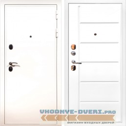 Дверь ReX (Рекс)  5 Белая шагрень ФЛ-102 Силк сноу (наружная)