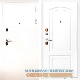 Дверь ReX (Рекс)  5 Белая шагрень ФЛ-138 Белый ясень (наружная)