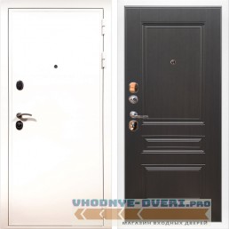 Дверь ReX (Рекс)  5 Белая шагрень ФЛ-243 Венге (наружная)