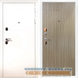 Дверь ReX (Рекс)  5 Белая шагрень ФЛ-246 Венге светлый (наружная)