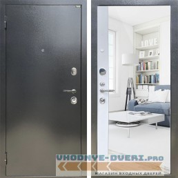 (металлическая) Shelter: Дверь стальная СТАНДАРТ Антик темное серебро/Белый матовый (14)