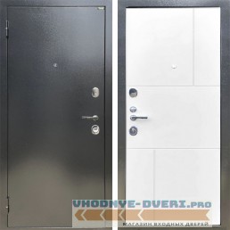 (металлическая) Shelter: Дверь стальная СТАНДАРТ Антик темное серебро/Белый матовый (8)