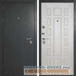 Стальная дверь в квартиру Сударь Diva MD 40 Титан Серый - М2 Дуб Филадельфия крем