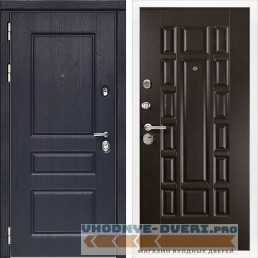 Стальная дверь в квартиру Сударь МД-45 Роял Вуд синий - М2 Венге