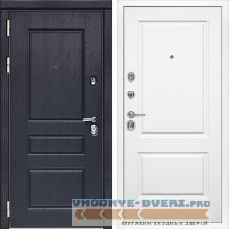 Входная дверь Сударь МД-45 Роял Вуд синий - M7 Белый софт