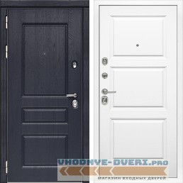 Входная дверь Сударь МД-45 Роял Вуд синий - M9 Белый софт