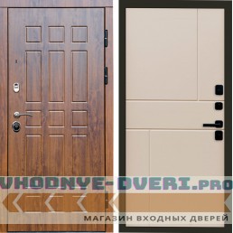 Дверь Termo Door Афина дуб Горизонт Слоновая кость