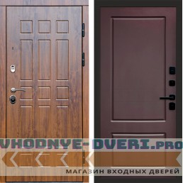 Дверь входная Termo Door Афина дуб Марсель Шоколад