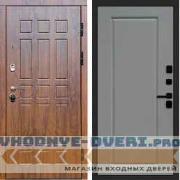 Входная дверь Афина дуб Гранд Grey софт
