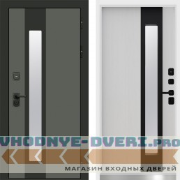 Дверь Арктика White Графит Termo Door Лиственница