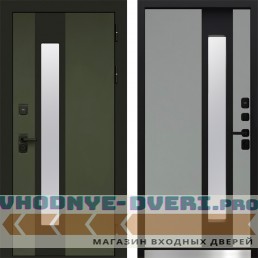 Дверь Арктика Грин Termo Door Grey soft