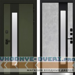 Дверь Арктика Грин Termo Door Бетон светлый