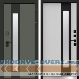Входная дверь Termo-Door Арктика Грин - Белая лиственница