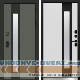 Входная дверь Termo-Door Арктика Грин - Белый софт