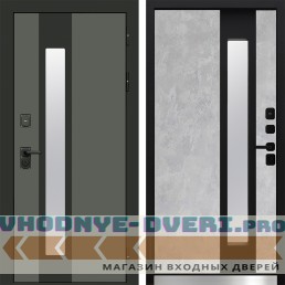 Входная дверь Termo-Door Арктика Грин - Бетон светлый