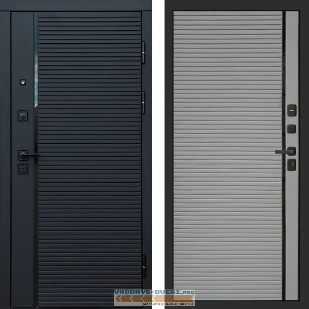 Входная дверь Black Line Porte grey софт