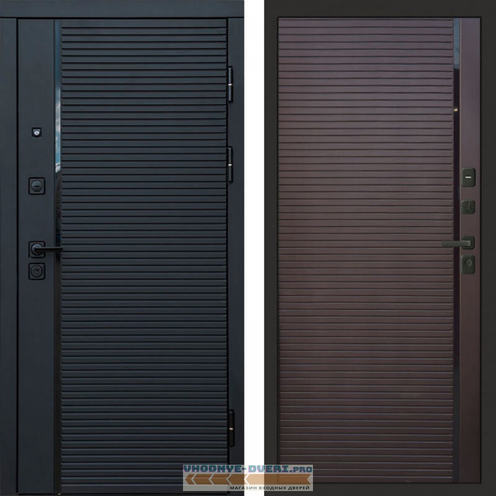 Входная дверь Black Line Porte шоколад