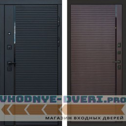 Входная дверь Black Line Porte шоколад
