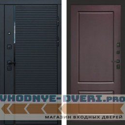 Входная дверь Black Line Марсель шоколад