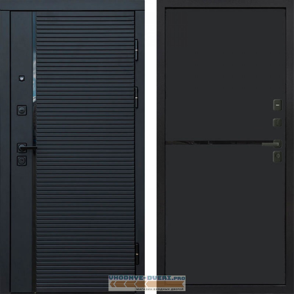 Входная дверь Black Line Нео black
