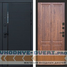Входная дверь Black Line Орех стандарт