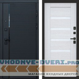 Входная дверь Black Line Царга лиственница
