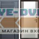 Входная дверь Black Line Зеркало Лиственница белая