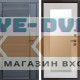 Входная дверь Black Line Зеркало Триумф лиственница белая