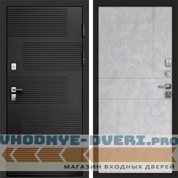 Входная дверь Фаворит Горизонт бетон светлый