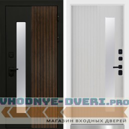 Дверь Флагман White Черный кварц Termo Door Лиственница