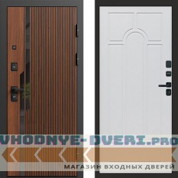 Входная дверь Флекс Бетон Арка белое дерево Входная дверь Флекс Бетон Арка белое дерево