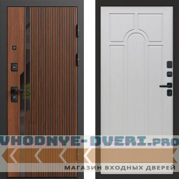 Входная дверь Флекс Бетон Арка лиственница