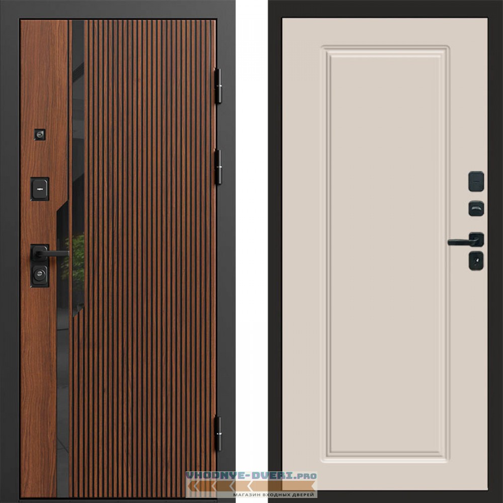 Входная дверь Termo Door Флекс Бетон Гранд Слоновая кость