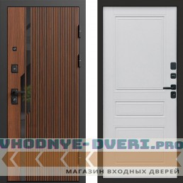 Входная дверь Флекс Бетон Классика Белый матовый