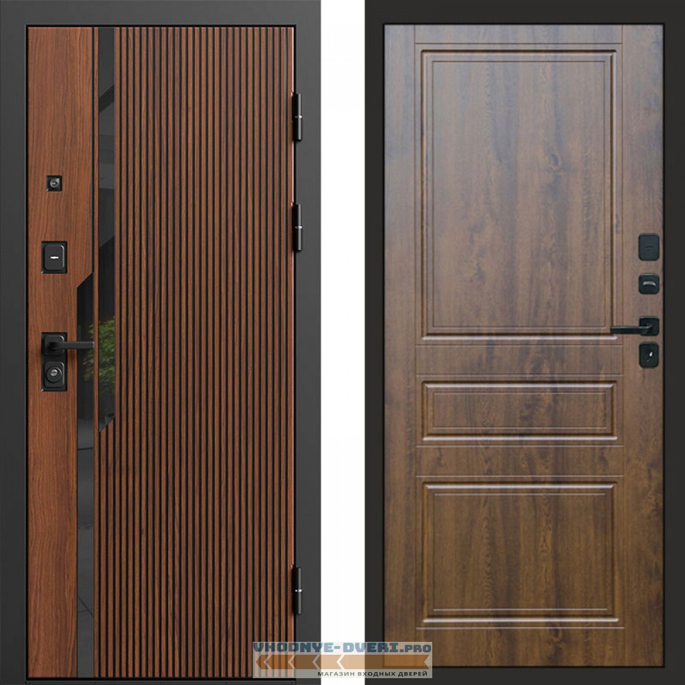 Входная дверь Флекс Бетон Классика Дуб