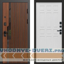 Входная дверь Флекс Бетон Спарта белое дерево