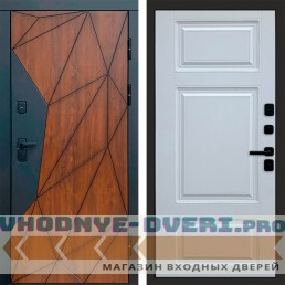 Дверь  Termo Door Геометрия Лион Белый софт