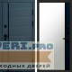 Дверь Termo Door Графит Line Зеркало фацет Черный кварц