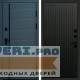 Termo Door Графит Line Flat Черный кварц