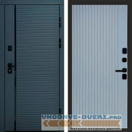 Termo Door Графит Line Flat Grey Софт