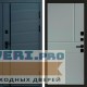 Дверь Termo Door Графит Line Горизонт Grey софт