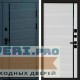 Входная дверь Графит Line Porte white